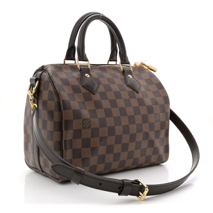 Louis Vuitton Damier Ebene Speedy Bandouliere 25 3 of 10