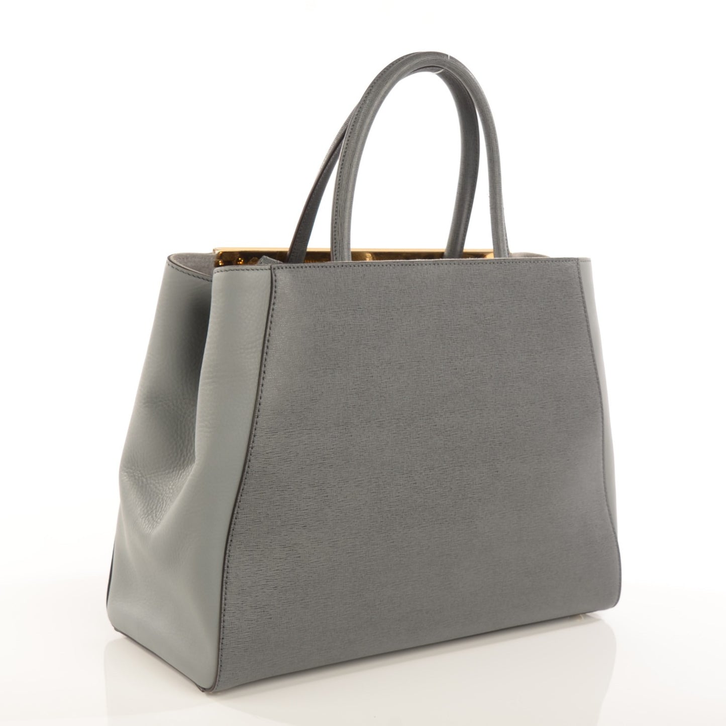 Vitello Elite Flamingo Regular 2Jours Tote Grigio Grigio Chiaro