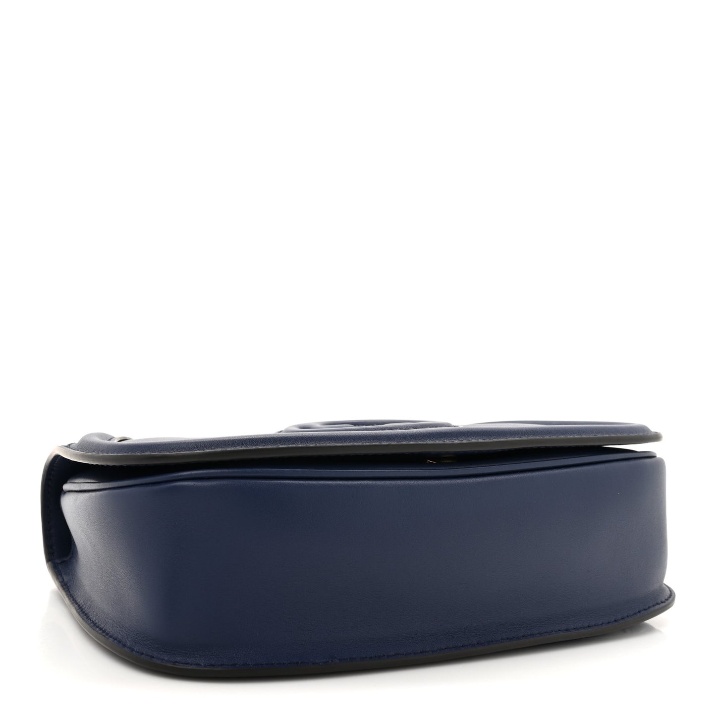 Roxy Calfskin Medium Blondie Top Handle Bag Blue Agata