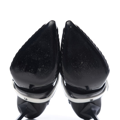 Louis Vuitton Glazed Calfskin Masterpiece Half Boots 39 Black 6 of 7