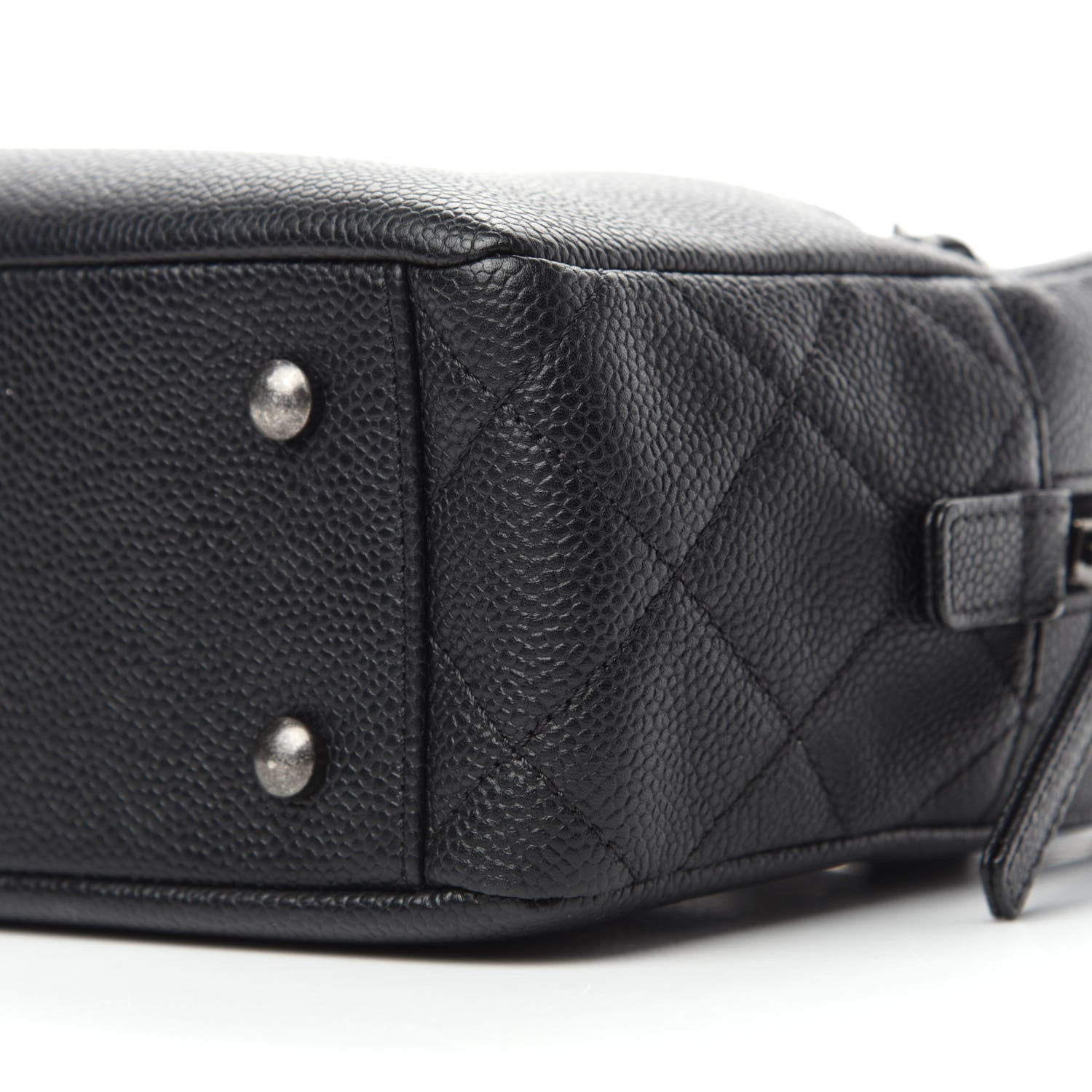 Chanel Caviar Lambskin Quilted Coco Break Camera Case Black 8 of 11