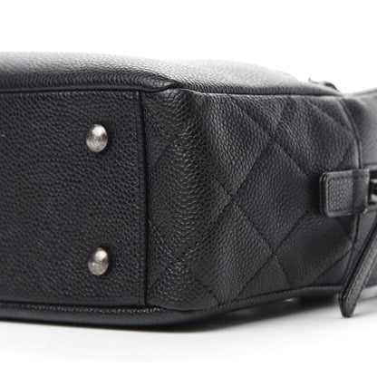 Chanel Caviar Lambskin Quilted Coco Break Camera Case Black 8 of 11