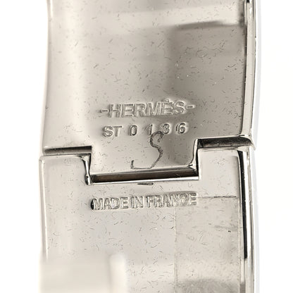 Hermes Enamel Wide Clic Clac H Bracelet PM Vert Sapin 5 of 5