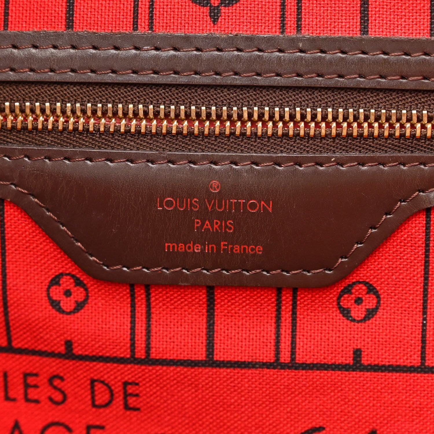 Louis Vuitton Damier Ebene Neverfull MM 6 of 10