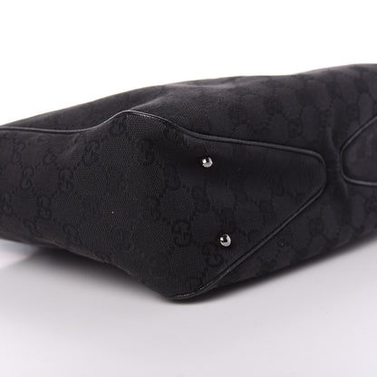 Gucci Monogram Medium Tote Black 8 of 10