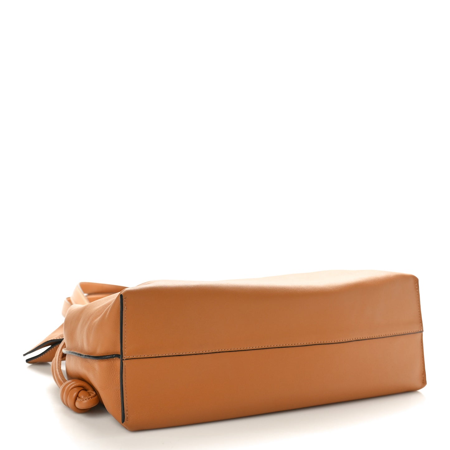 Calfskin Large Flamenco Knot Bag Warm Desert