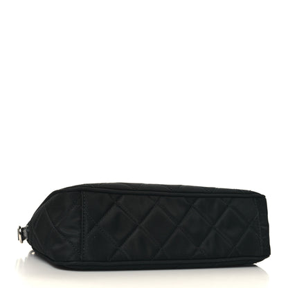 Prada Nylon Tessuto Impuntu Quilted Crossbody Bag Black 4 of 9