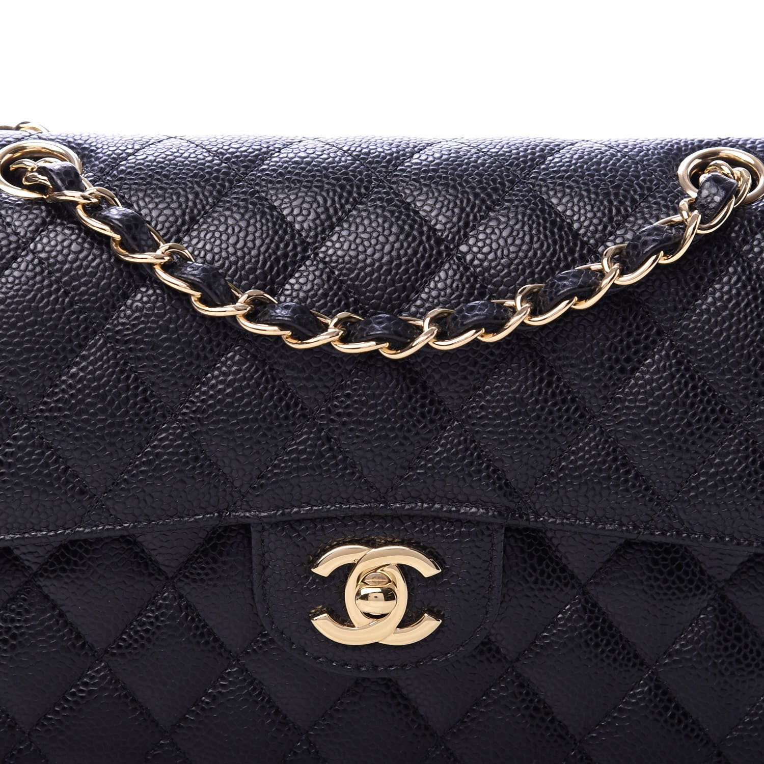 Chanel Caviar Quilted Small Double Flap Black 10 of 10