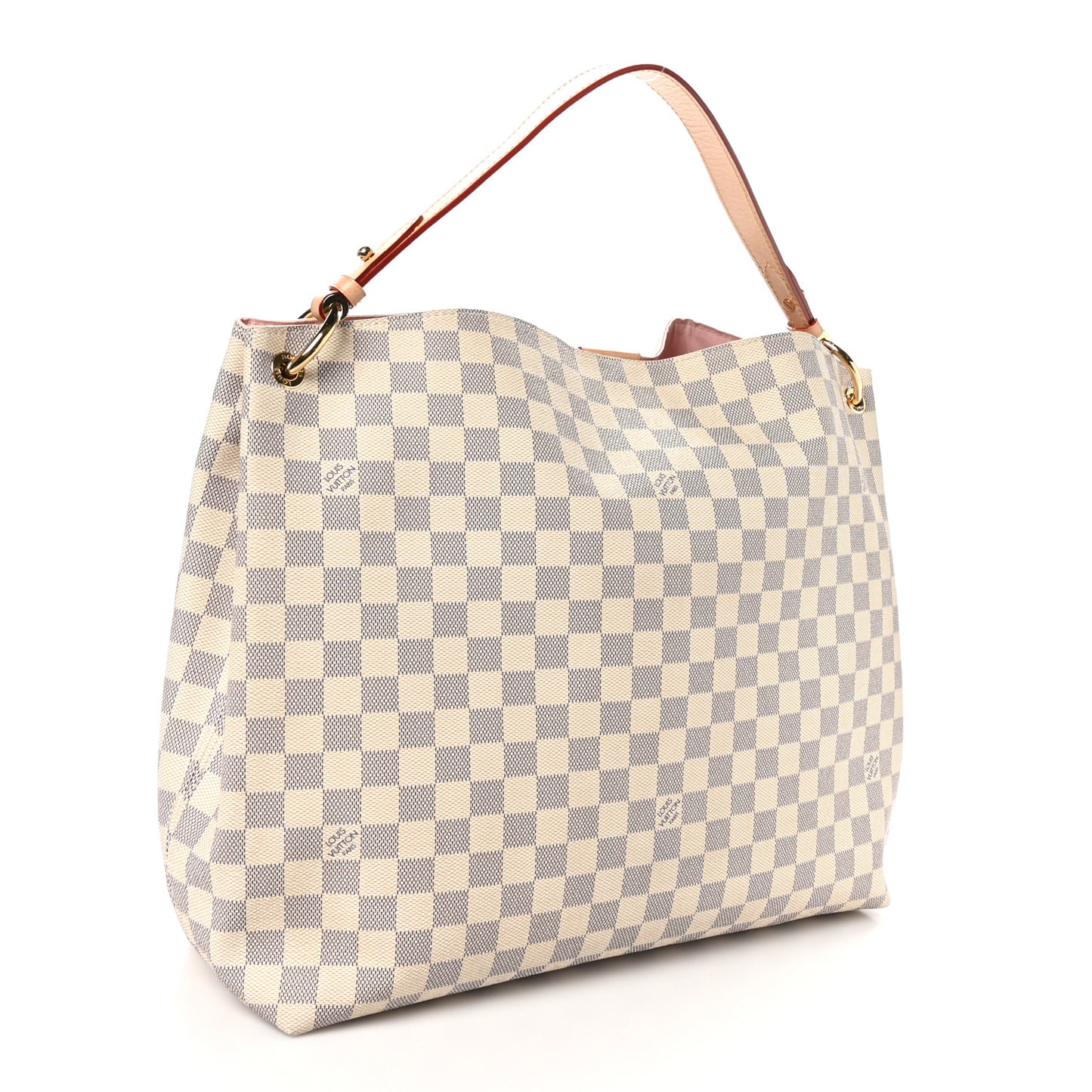 Damier Azur Graceful MM Rose Ballerine