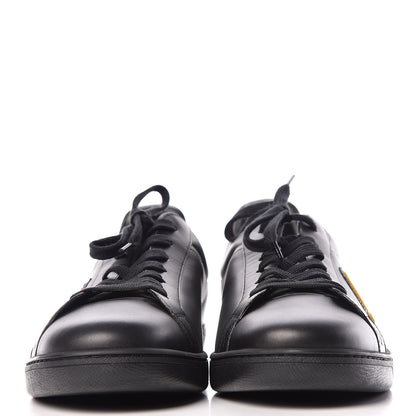 Louis Vuitton Calfskin Luxembourg Sneakers 8.5 Black 2 of 8