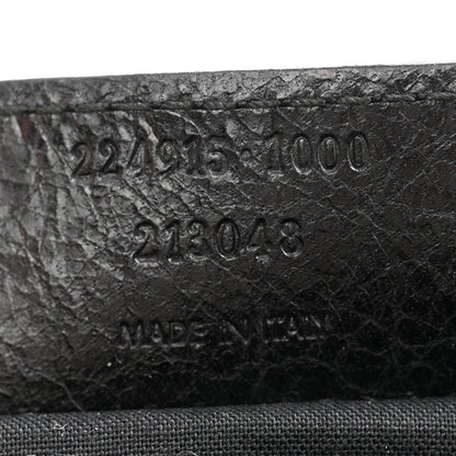 Balenciaga Agneau Classic Hardware Envelope Clutch Black 9 of 10