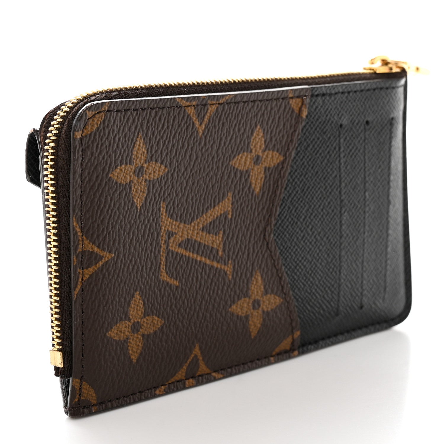 Louis Vuitton Monogram Recto Verso Card Holder Black 3 of 10