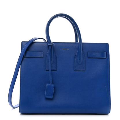 Saint Laurent Calfskin Small Sac De Jour Outremer 1 of 15