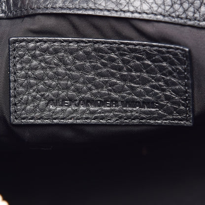 Alexander Wang Pebbled Lambskin Rockie Black Pale Gold Hardware 6 of 14