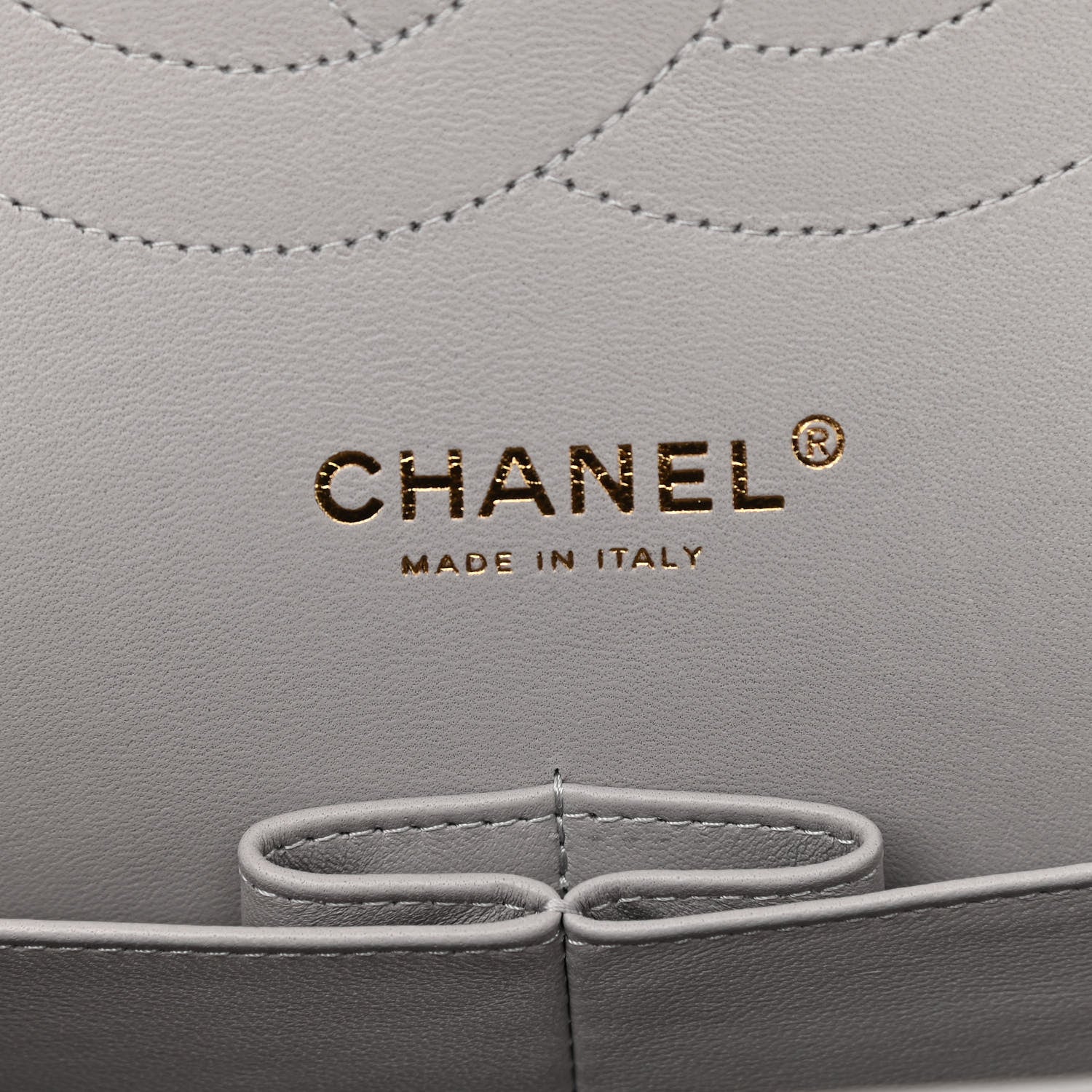 Chanel Caviar Quilted Jumbo Double Flap Grey 6 of 11