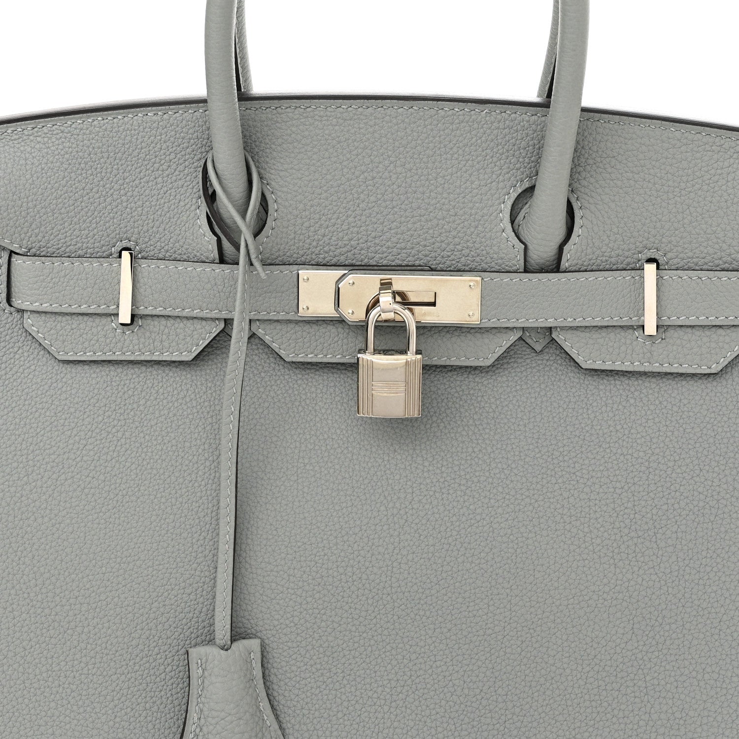 Hermes Togo Birkin 30 Gris Mouette 8 of 11