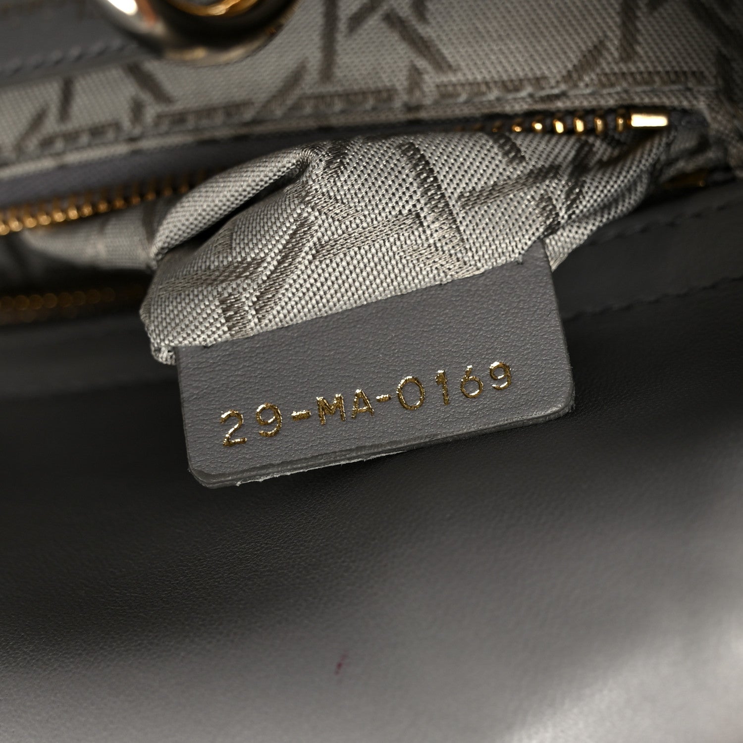 Christian Dior Lambskin Cannage Small Lucky Badges My Lady Dior Grey 7 of 10