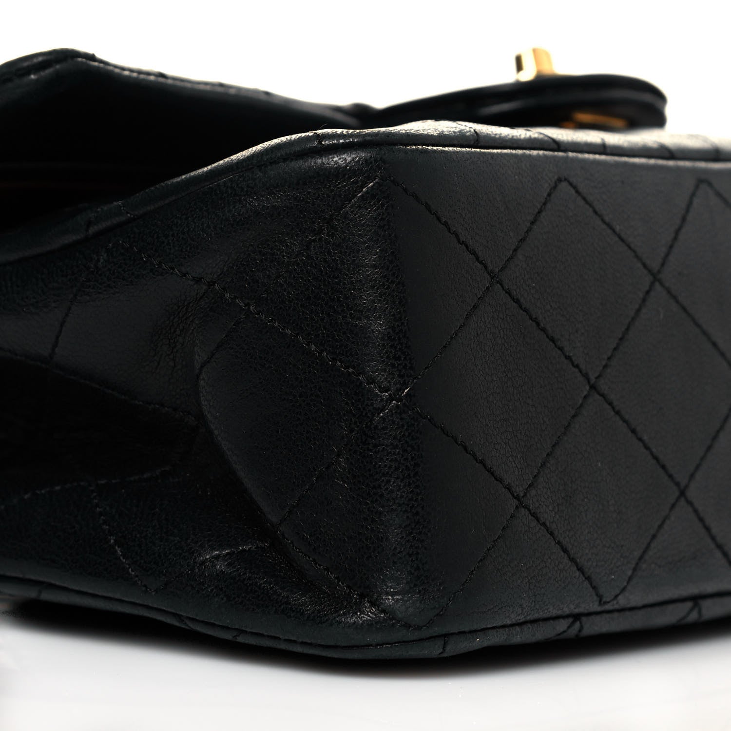 Chanel Lambskin Quilted Small Double Flap Black 7 of 11