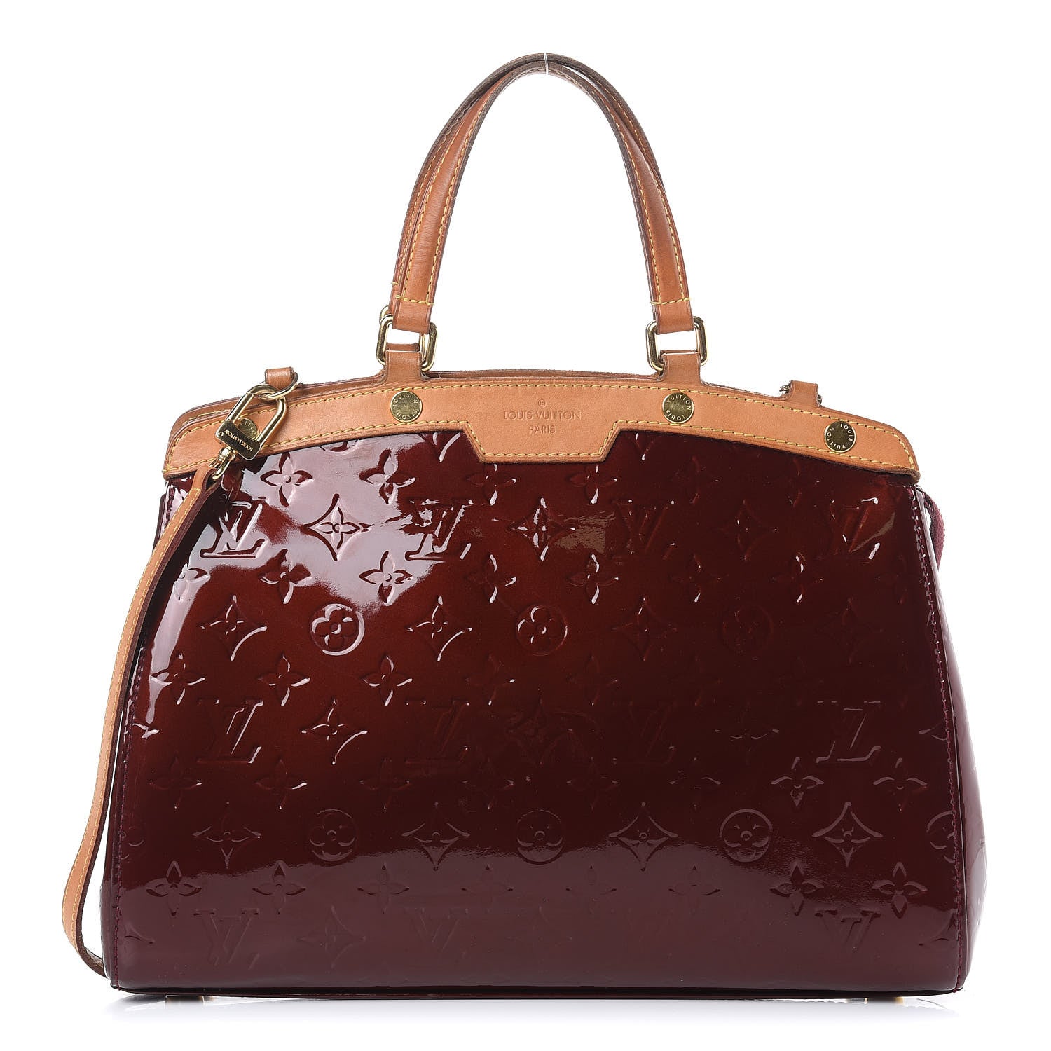 Louis Vuitton Vernis Brea MM Rouge Fauviste 1 of 14