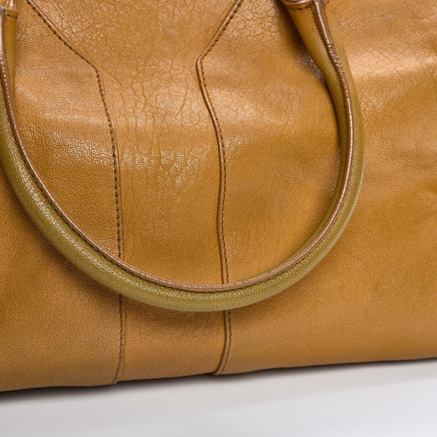 Sheepskin Medium Cabas ChYc Mustard