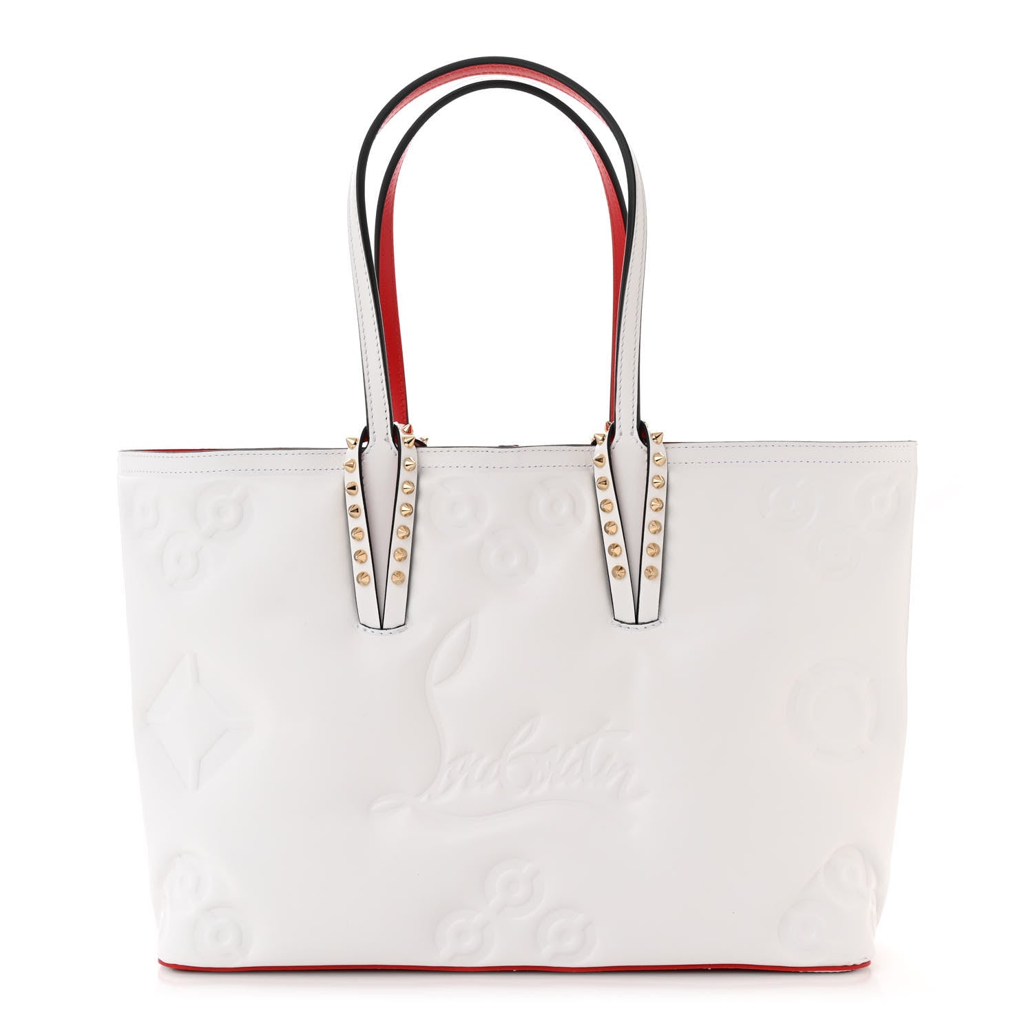 Christian Louboutin Padded Loubinthesky Cabata Tote White 1 of 12