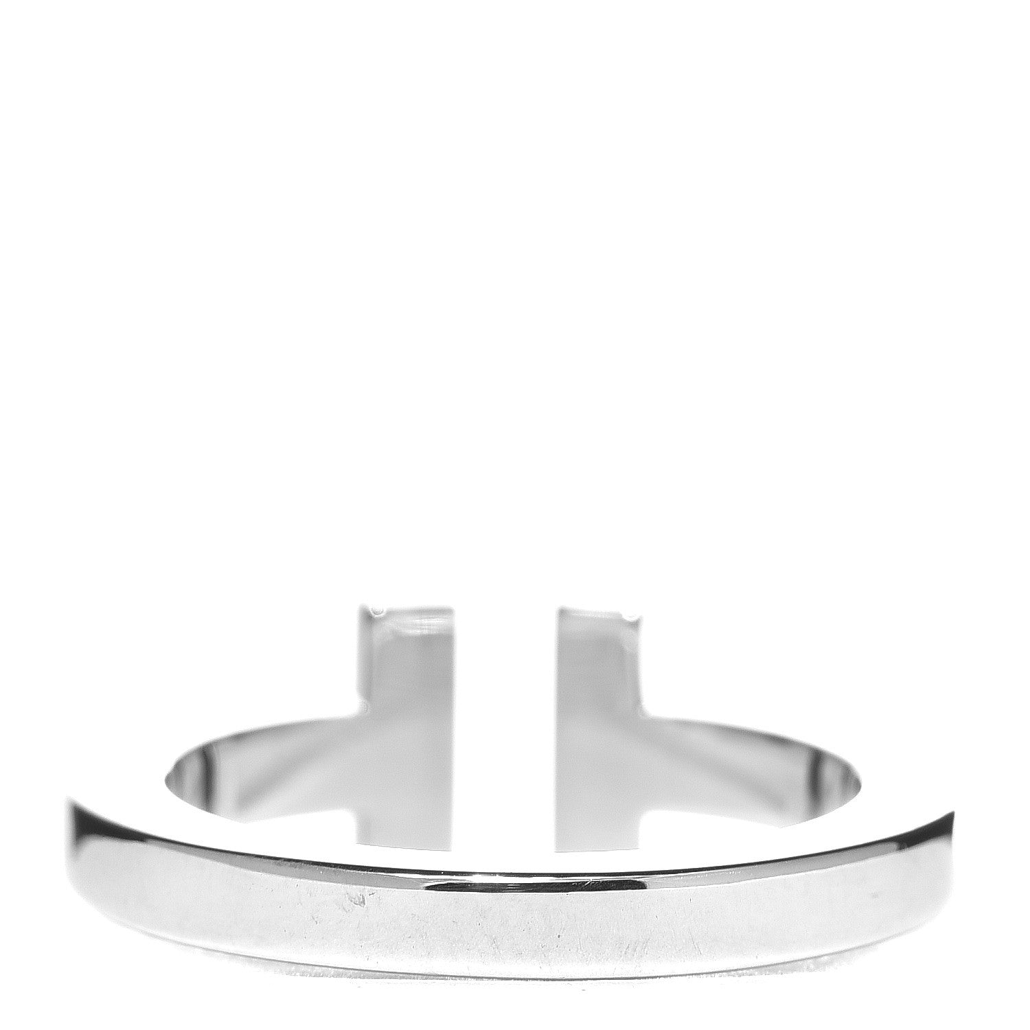 Tiffany Sterling Silver T Square Ring 52 6 3 of 4