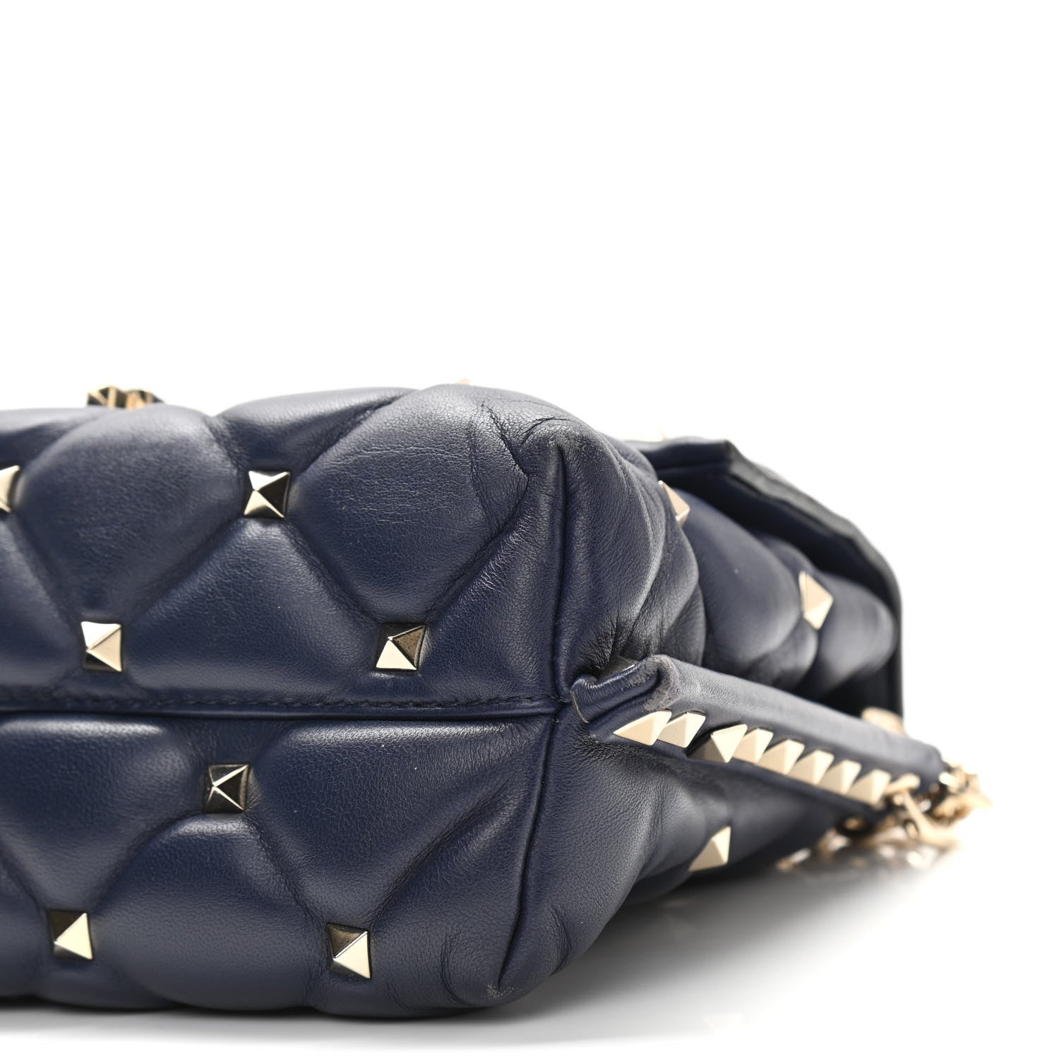 Valentino Garavani Nappa Small Candystud Crossbody Navy 8 of 9