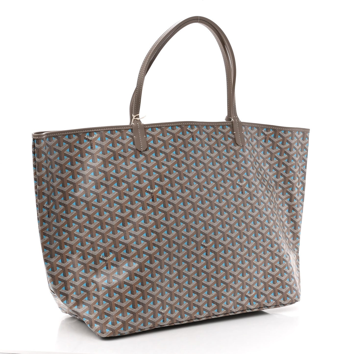 Goyardine Saint Louis Claire Voie GM Grege Turquoise