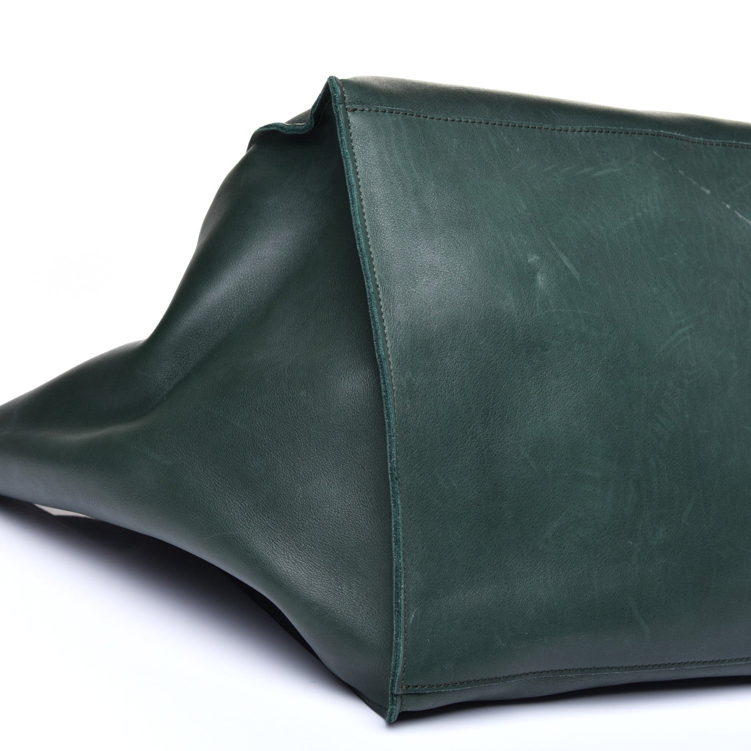 Celine Smooth Calfskin Medium Big Bag Dark Green 6 of 11