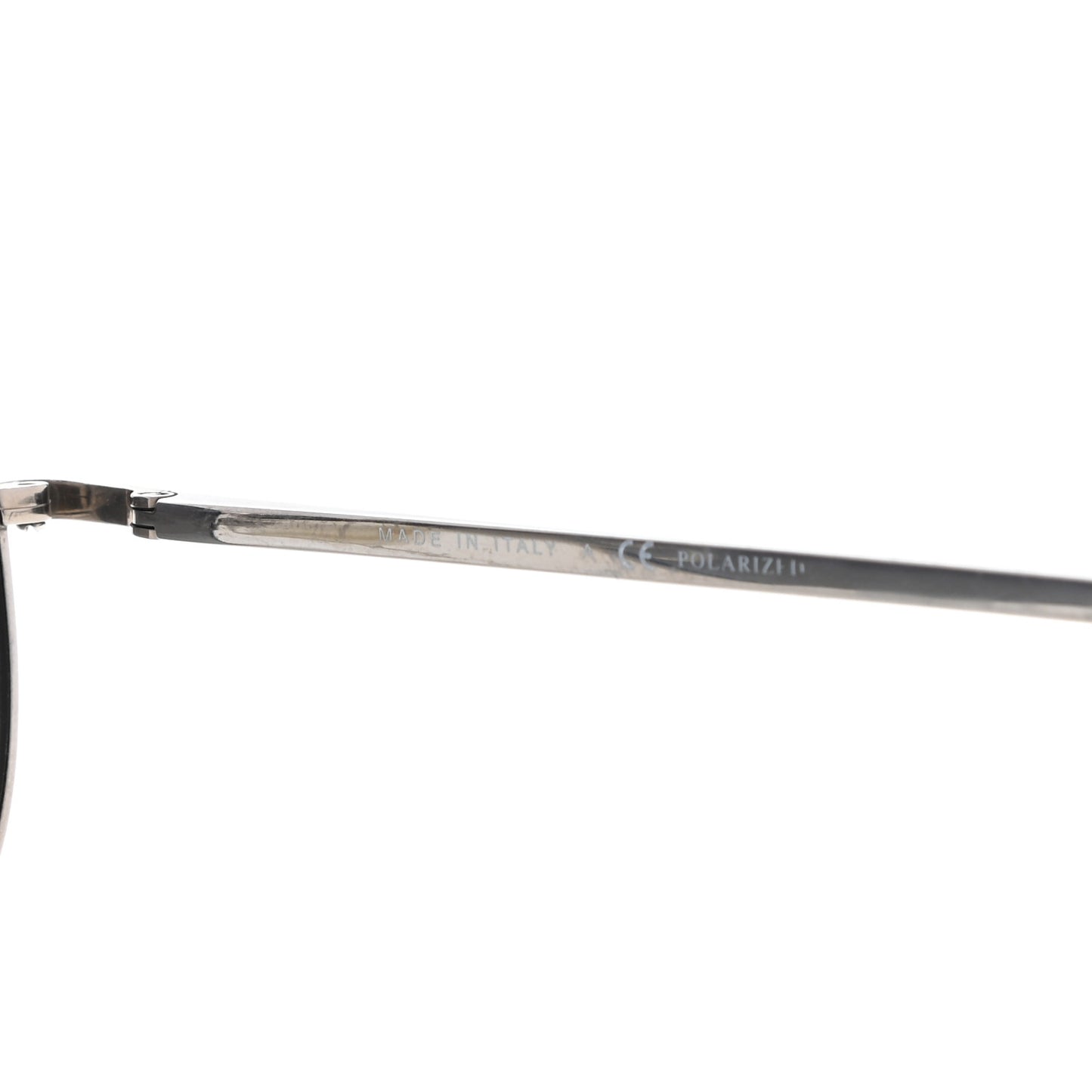 Metal Polarized Aviator CC Sunglasses 4189-T-Q Silver