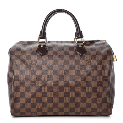 Louis Vuitton Damier Ebene Speedy 30 1 of 10