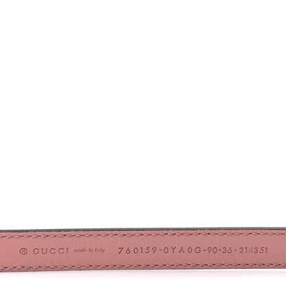 Gucci Calfskin Round Interlocking G 20mm Belt 90 36 Pink 5 of 5