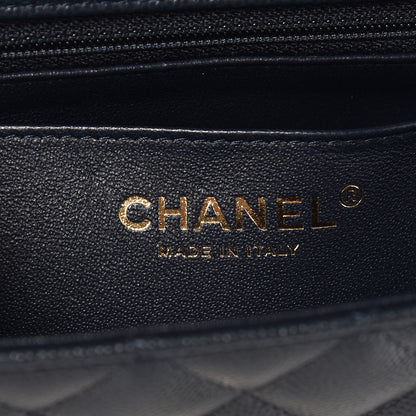 Chanel Caviar Quilted Mini Rectangular Flap Navy 6 of 8