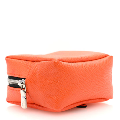 Louis Vuitton Taigarama Monogram Squared Pouch Bag Charm Orange 4 of 6