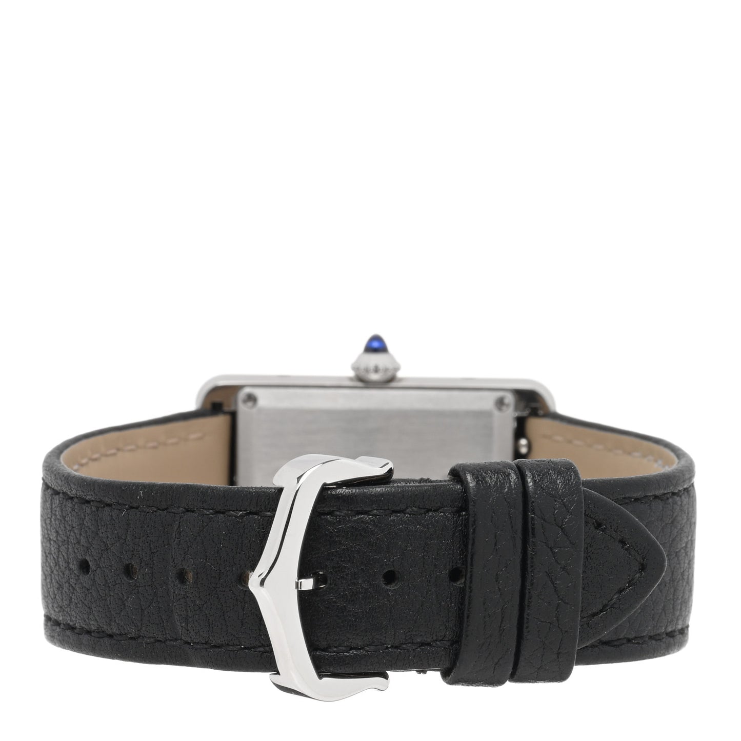 Stainless Steel Calfskin 25mm Must de Cartier Tank Quartz Watch