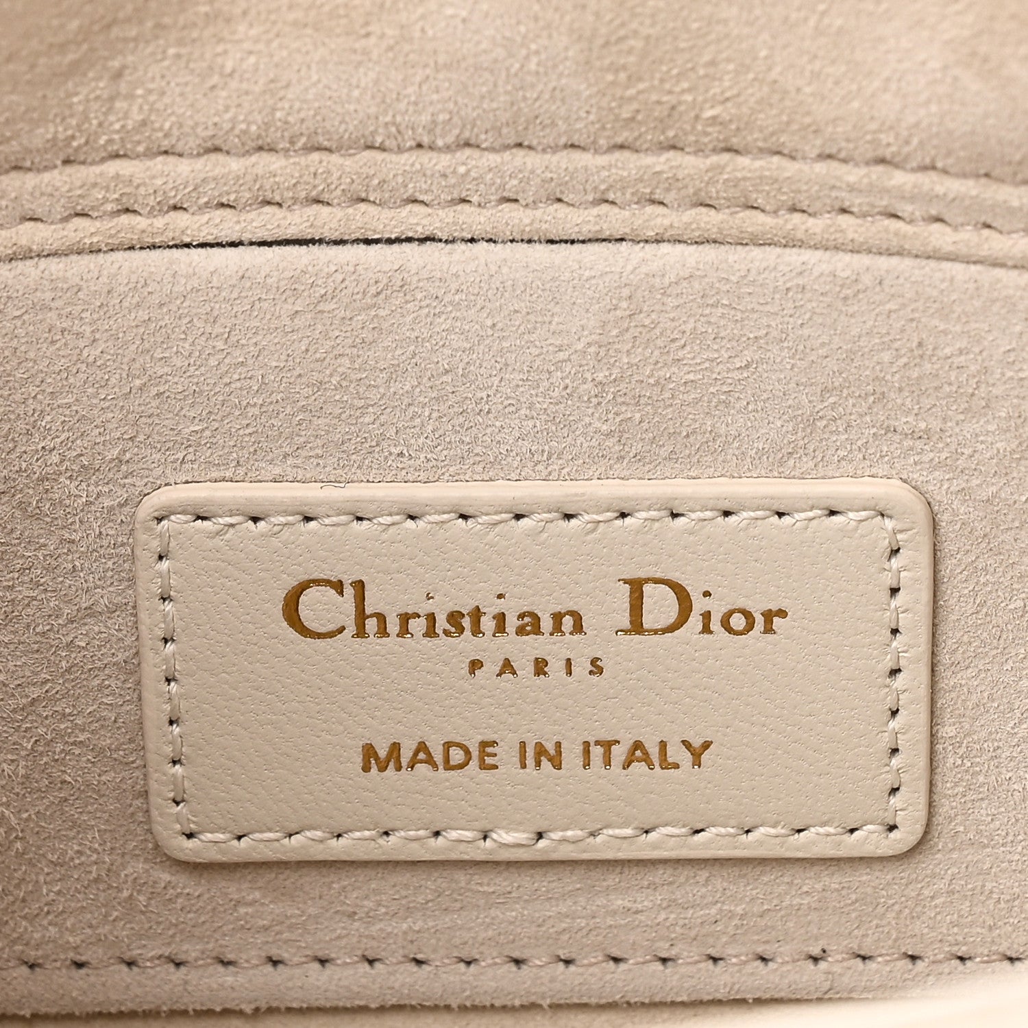 Christian Dior Lambskin Cannage Small Lady D-Joy Latte 6 of 10