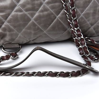Chanel Iridescent Calfskin Quilted In The Mix Backpack Grey 13 of 27