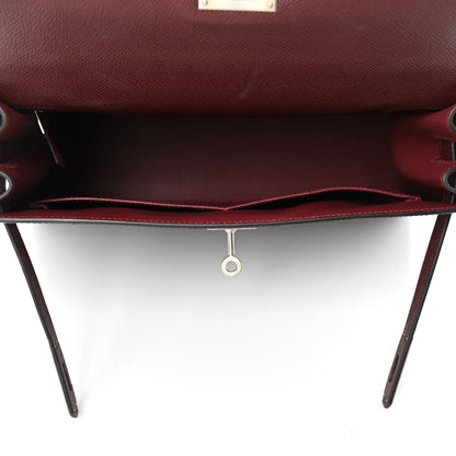 Hermes Epsom Horseshoe Kelly Sellier 32 Bordeaux 4 of 13