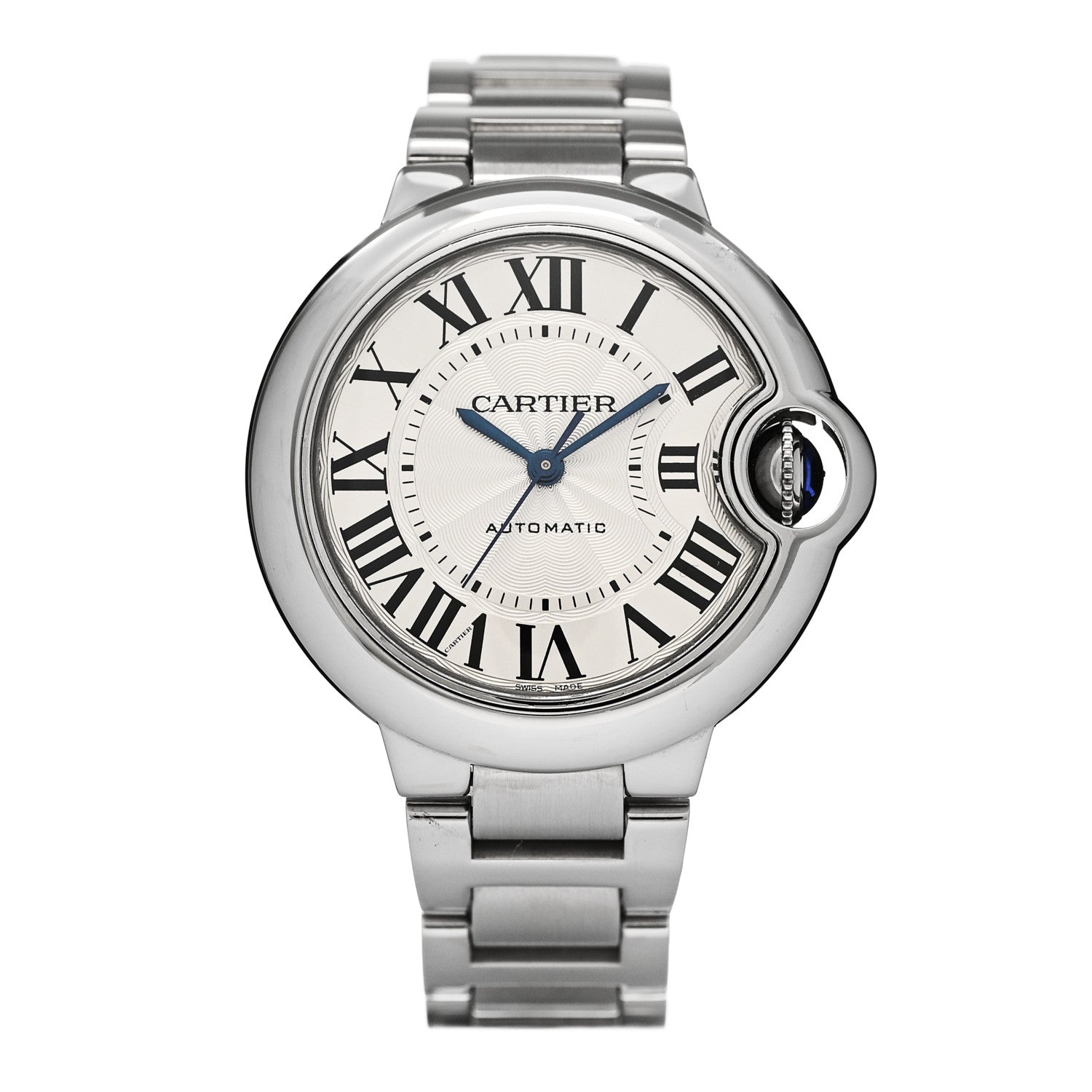 Cartier Stainless Steel 33mm Ballon Bleu De Cartier Automatic Watch 1 of 5