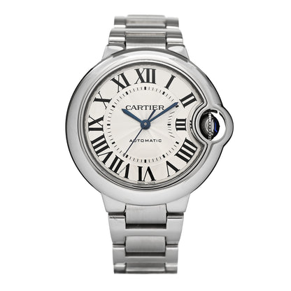 Cartier Stainless Steel 33mm Ballon Bleu De Cartier Automatic Watch 1 of 5