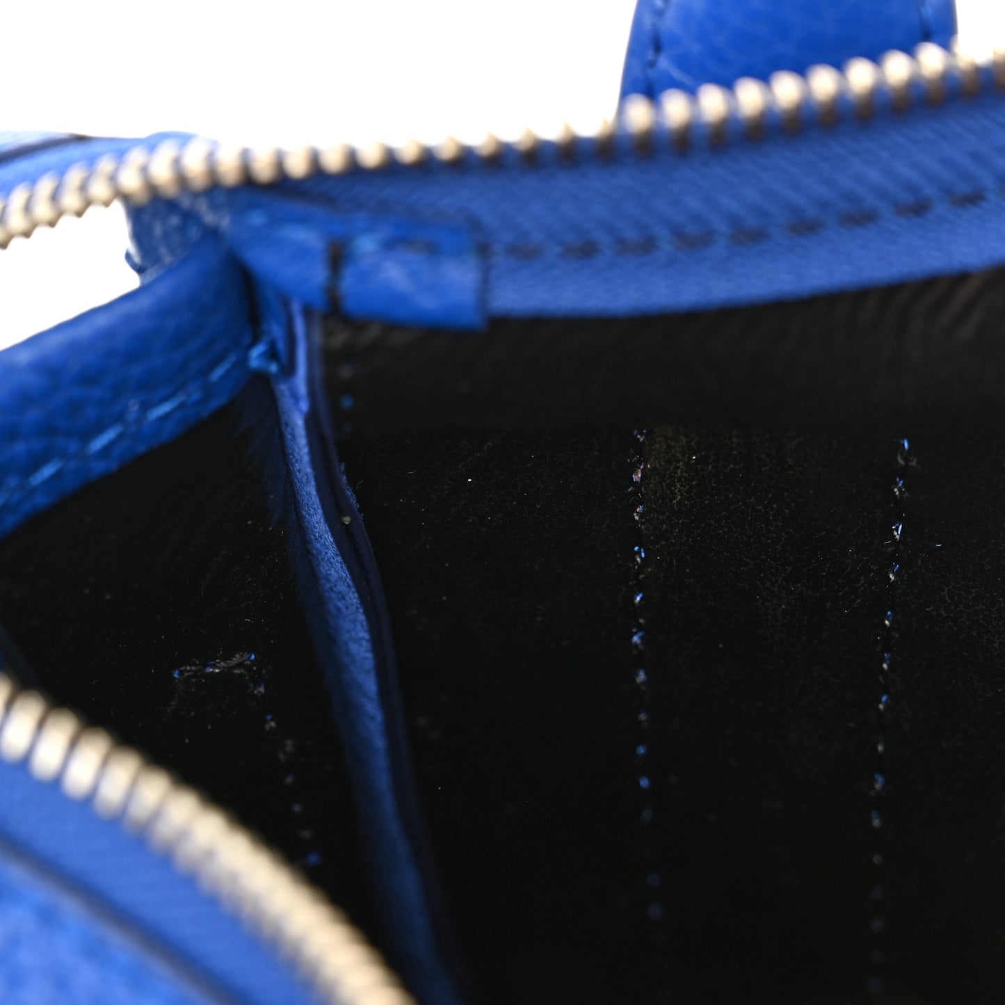 Grained Calfskin Mini The Tote Bag Cobalt