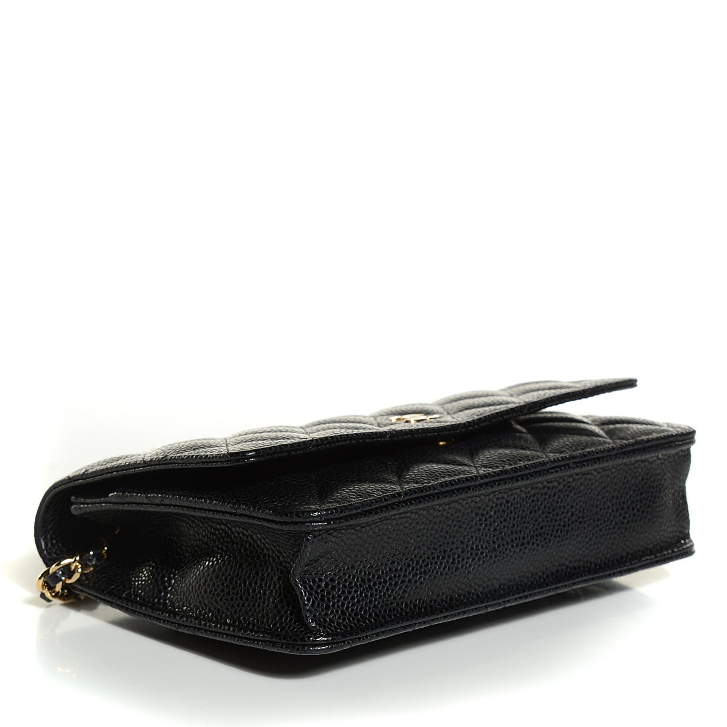 Chanel Caviar Quilted Wallet On Chain WOC Black 4 of 9