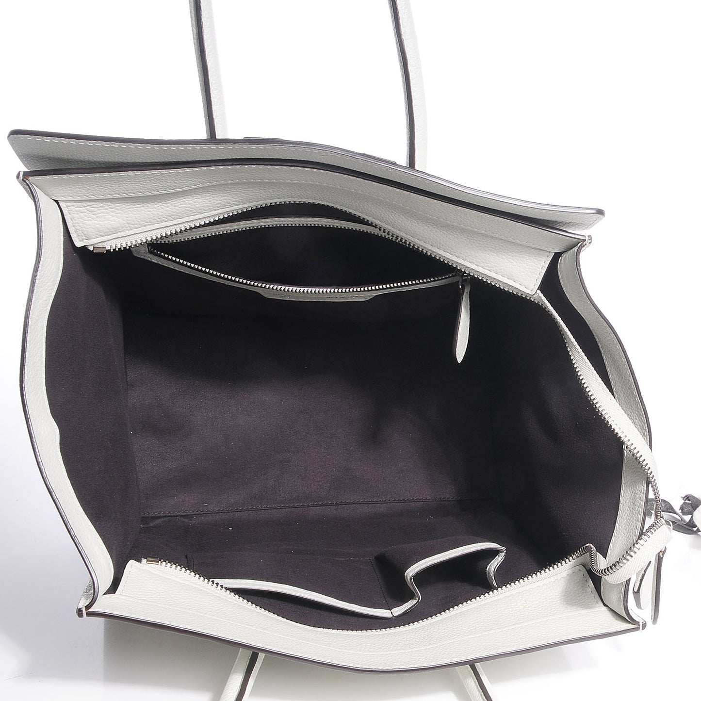 Drummed Calfskin Mini Luggage Lune