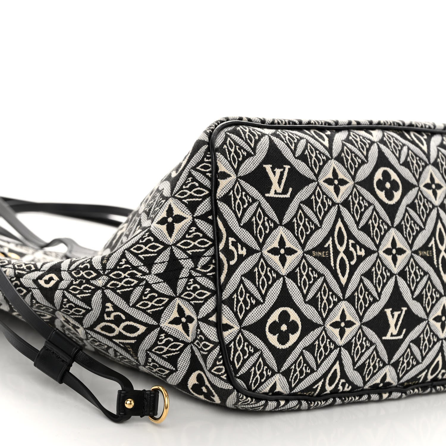 Louis Vuitton Jacquard Since 1854 Neverfull MM Grey 9 of 10