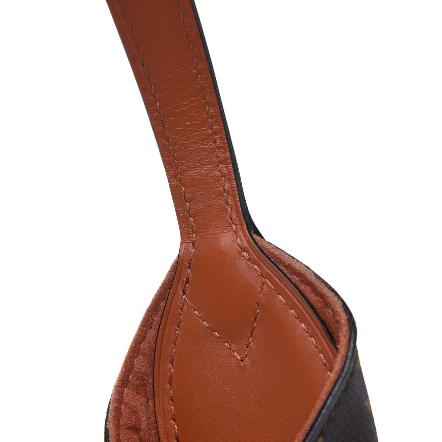 Monogram Flower Hobo Caramel