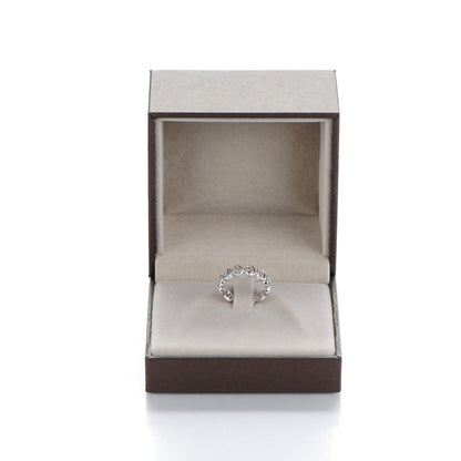 Gucci 18K White Gold 5mm 1973 Band Ring 4.75 5 of 5