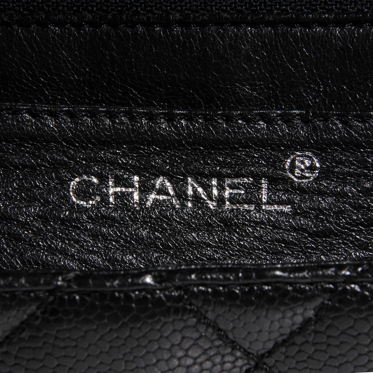 Caviar Quilted Jumbo Kelly Flap Black