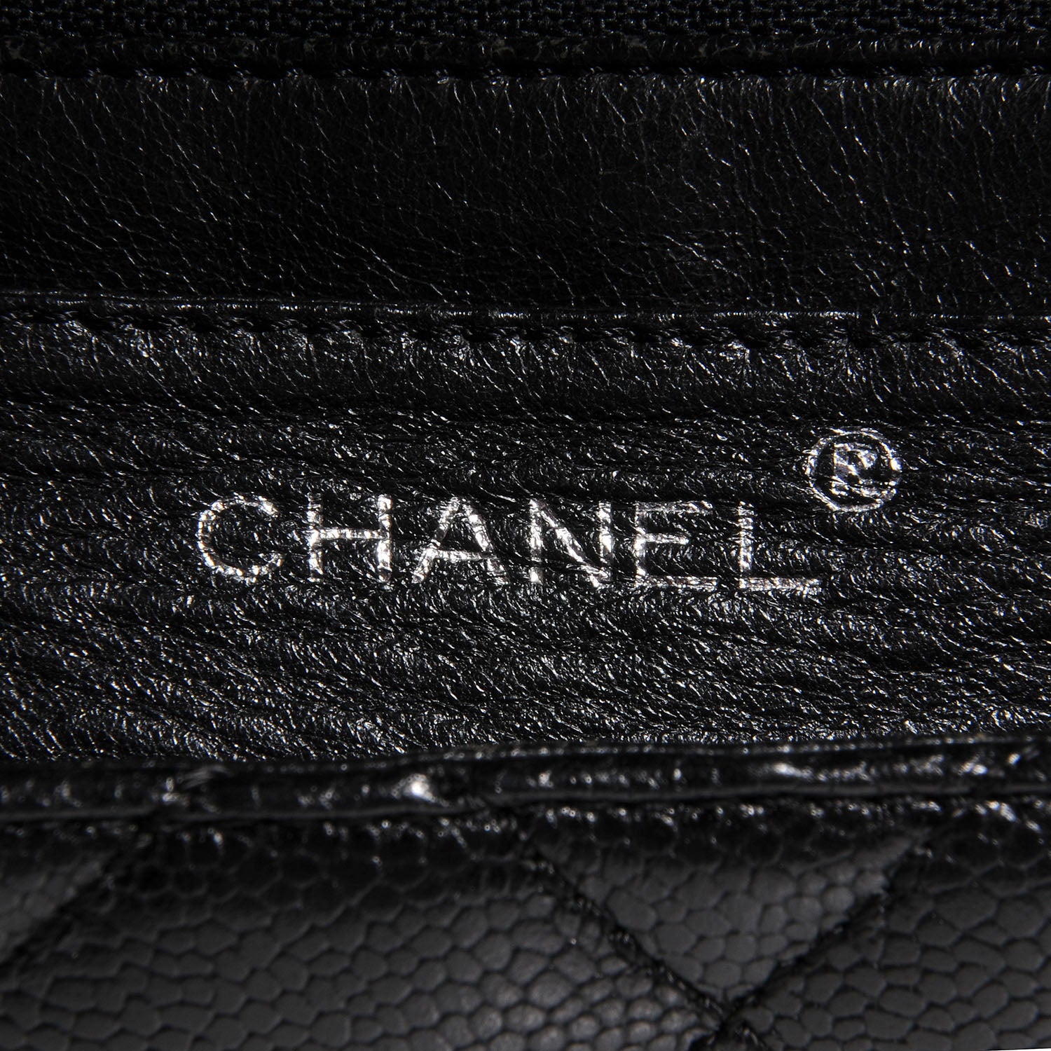 Chanel Caviar Quilted Jumbo Kelly Flap Black 7 of 8