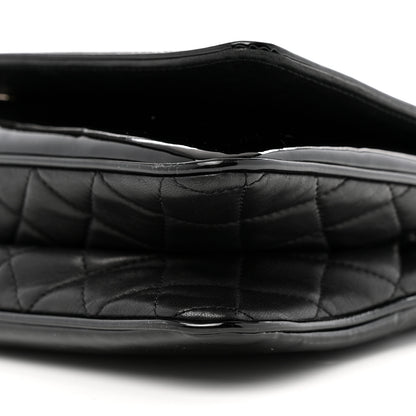 Chanel Vinyl Small Lipstick Flap Bag Black 10 of 13