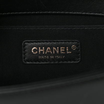 Chanel Lambskin Quilted Medium Boy Flap Black 6 of 18